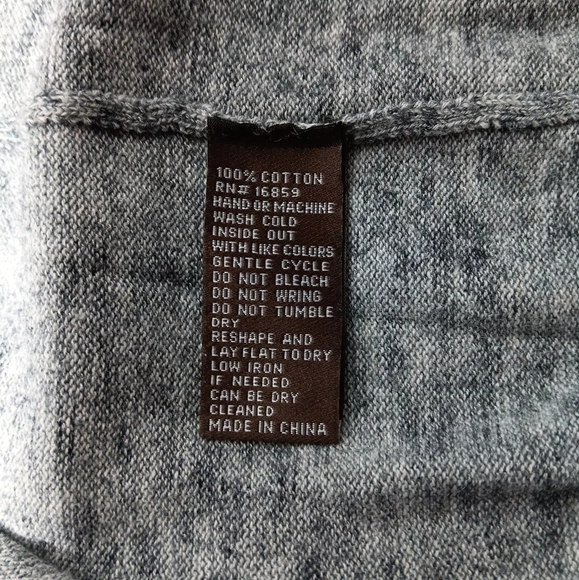 J. Mclaughlin Cotton Crewneck sweater.  Men's size L - Picture 5 of 6